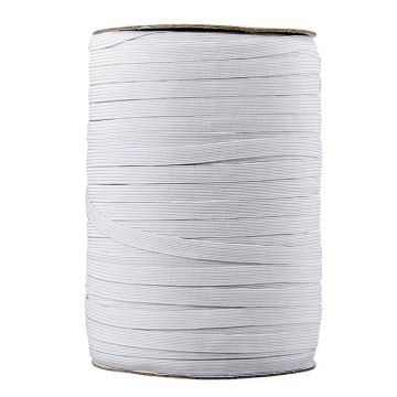 Elástico Angosto #12 Blanco 8 mm