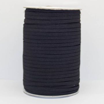 Elástico Angosto Negro 6mm