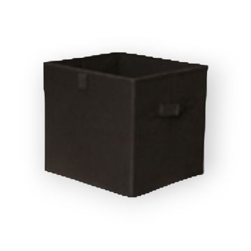 Caja Organizadora de Lona Acapulco Negro Mediano