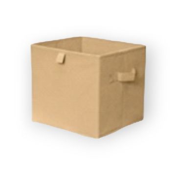 Caja Organizadora de Lona Acapulco Beige Mediano