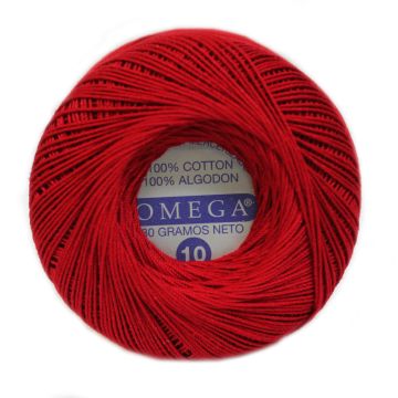 Hilo Crochet #10 color Vino Caja de 12 pzs