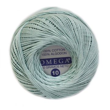 Hilo Crochet #10 color Azul Cielo Caja de 12 pzs