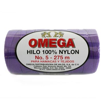 Hilo Nylon #5 color Morado Paquete de 6 pzs