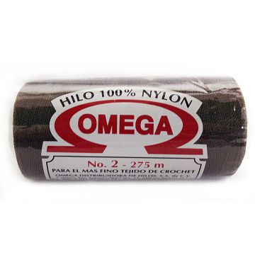 Hilo Nylon #5 color Café Obscuro Paquete de 6 pzs