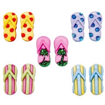 Botones Decorativos Flip Flops-Sandalias