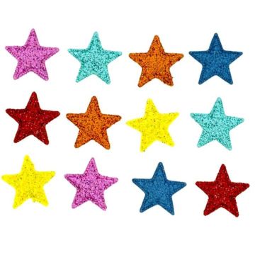 Botones Decorativos Estrellas Brillantes