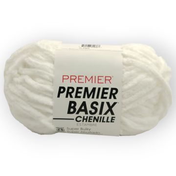 Estambre Basix Chenille White 2134-01