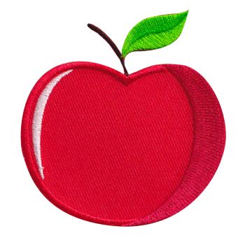 Aplicación Bordada Manzana