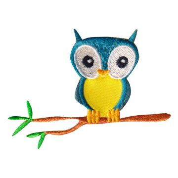 Aplicación Bordada Buho