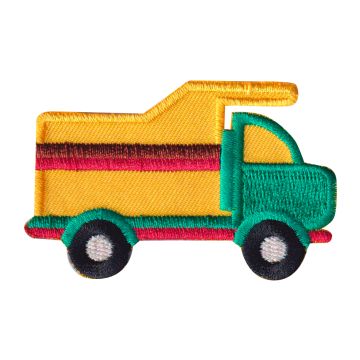 Aplicación Bordada Camión De Volteo