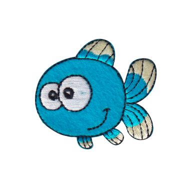 Aplicación Bordada Pez