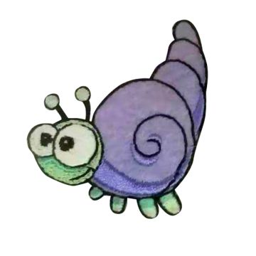 Aplicación Bordada Caracol De Mar