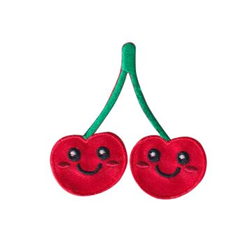 Aplicación Bordada Cerezas Felices