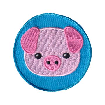 Aplicación Bordada Cerdito