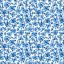 Micro Fibra Estampado Daisy Azul Cielo