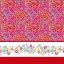 Micro Fibra Estampado Cenefa Liberty Rojo