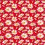 Silky Estampado 1.10 Flor Chica Rojo