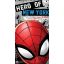 Felpa Toalla Disney Spiderman Rostro Gris Perla