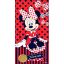 Felpa Toalla Disney Mimi Moños Rojo