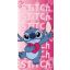Felpa Toalla Disney Stitch Corazón Rosa Fiusha