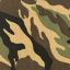 Gabardina Camuflaje Clasico Verde Militar
