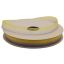 Listón Organzin Arcoiris Amarillo-Orquidea #1.5 9 mm
