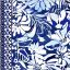 Royal Estampada 1.40 Flor Batik Azul Marino