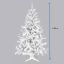 Arbolito de Navidad Colorado Parisina Blanco 1.80 m