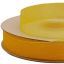 Listón De Organza Liso Amarillo Canario #3