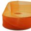 Listón De Organza Liso Naranja #9