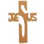 Cruz Jesús Grande Natural .45 x 10.2 cm