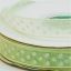 Listón De Organza Con Lunares Menta #1.5 9 mm