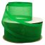 Listón de Organza Satín Liso Verde Bandera #12