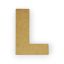 Letra de MDF de 2.5 mm L