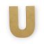 Letra de MDF de 2.5 mm U