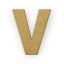 Letra de MDF de 2.5 mm V