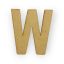 Letra de MDF de 2.5 mm W