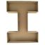 Letra Hueca I Natural
