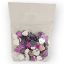 Piedra acrílica para coser Corazon Morado