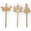 Pick de Madera Princesas 12 cm