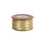 Listón Satinado Con Orilla Metálica Oro-Beige #9