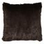 Cojín Decorativo Pelo Largo Café