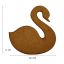Figuras De Mdf Natural Cisne Ch