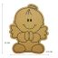Figuras De Mdf Natural Angel Med