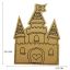 Figuras De Mdf Natural Castillo Med