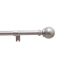 Cortinero Decorativo Panna Ball 19 mm 91 - 168 cm Plata