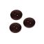 Botón Para Costura Y Manualidades Café Obscuro #24 15 mm Mod.10022