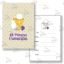 Invitaciones Primera Comunion Vela Beige