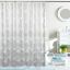 Cortina de Baño Bani Peva Estampada Gris Plata Cuadros