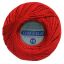 Hilo Crochet #10 color Rojo Caja de 12 pzs